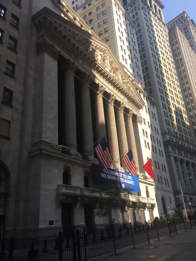 纽约证券交易所街景