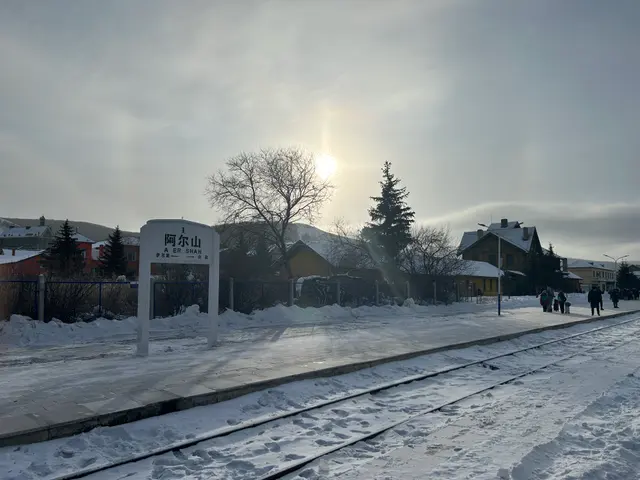 阿尔山雪中小站