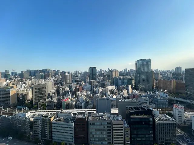 东京高处城市景