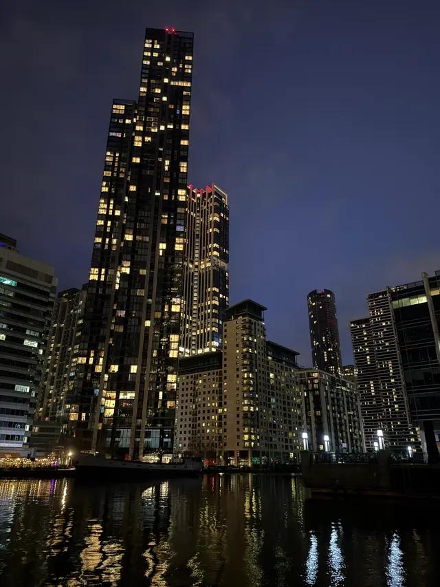 伦敦水岸夜楼