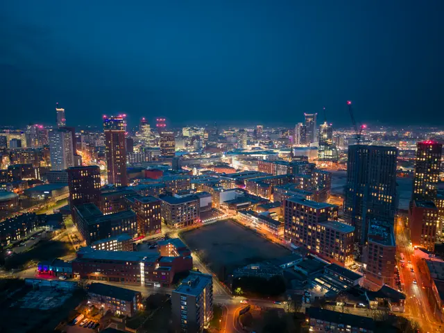 伯明翰市中心夜景